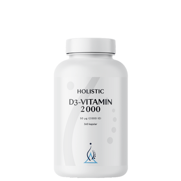 Vitamin D3 2000 IE 360 kapsler