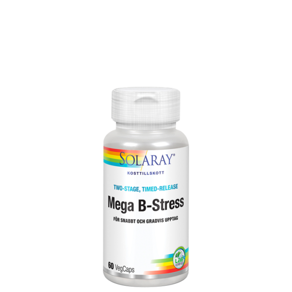 Mega B-Stress B-vitamin 60 kapsler