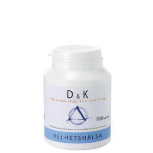 D & K vitamin 100 kapsler