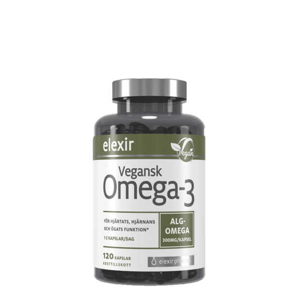 Vegansk Omega-3 120 kapsler