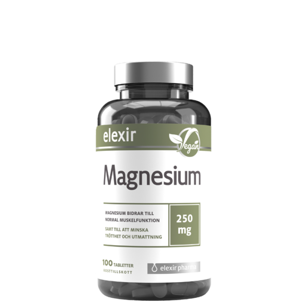 Magnesium 250mg 100 tabletter