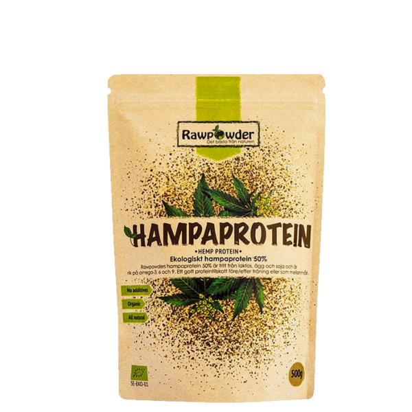 Økologisk hampprotein 500 g