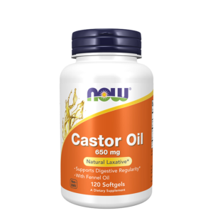 Castor oil 650MG 120 softgels