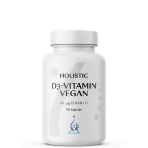 Vitamin D3 vegan 2000IE (50 μg) 90 vegetabilske kapsler