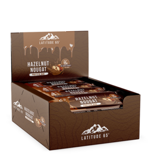 12 x Latitude 65 Protein Bar 45 g Hazelnut