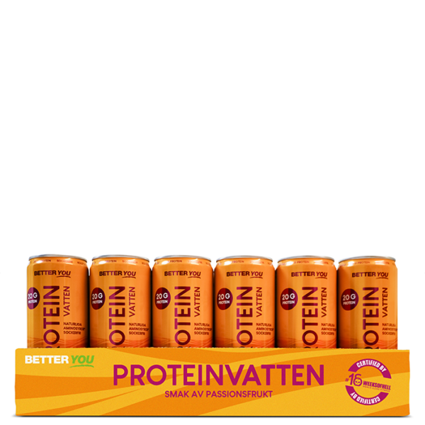 24 x Proteinvann Pasjonsfrukt 330 ml