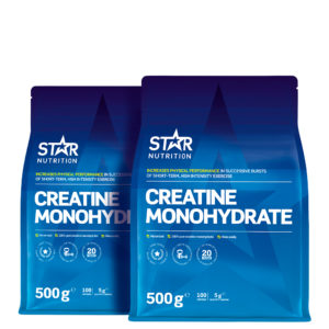 2 x kreatinmonohydrat 500 g