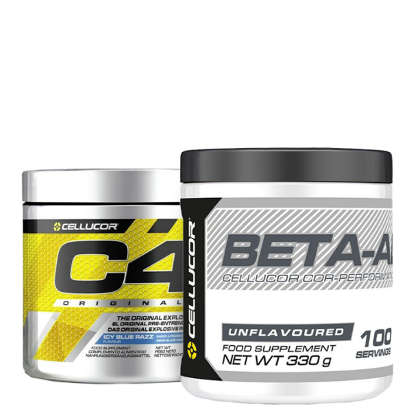 C4 PWO 30 porsjoner + COR-Performance Beta Alanine 330 g