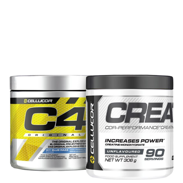 C4 PWO 195 g + COR-Performance Kreatin 306 g