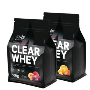 2 x Clear Whey Myseprotein 500 g