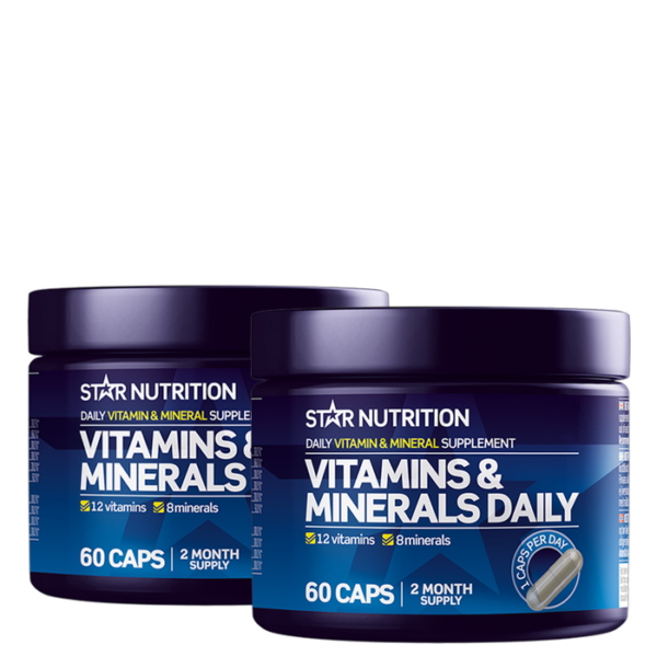 Vitamins & Minerals Daily 60 caps x 2