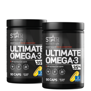 2 x Ultimate Omega-3 90 kapsler 35 % 1000 mg