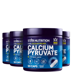 BIGBUY 4 x Calcium Pyruvate Fettforbrenner 90 kapsler