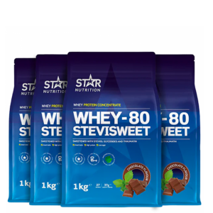 Mix&Match Whey-80 SteviSweet Myseprotein 4 kg