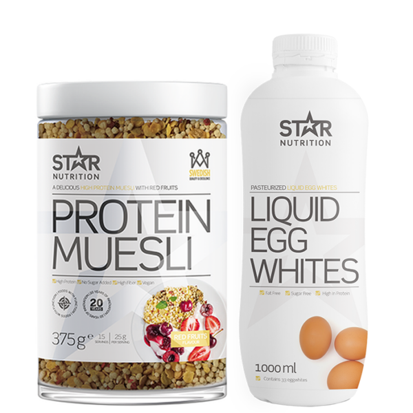 Flytende Eggehvite & Protein Muesli