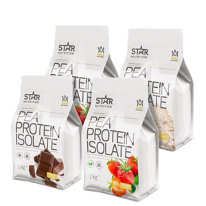 Mix&Match: 4 x Pea Protein Isolate Erteproteinisolat 1 kg