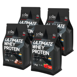 Mix&Match: 4 x Ultimate Whey Myseprotein 1 kg