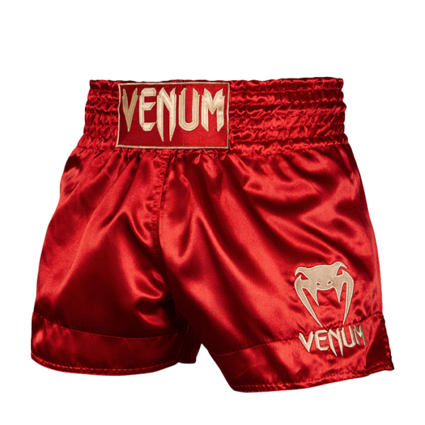 Venum Classic Muay Thai Short Bordeaux/Gold