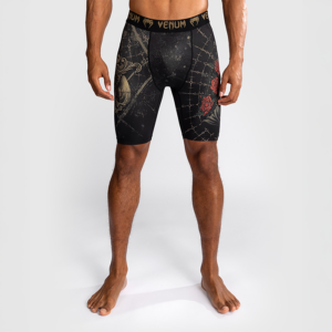 Santa Muerte 5.0 Vale Tudo Shorts Svart Gull