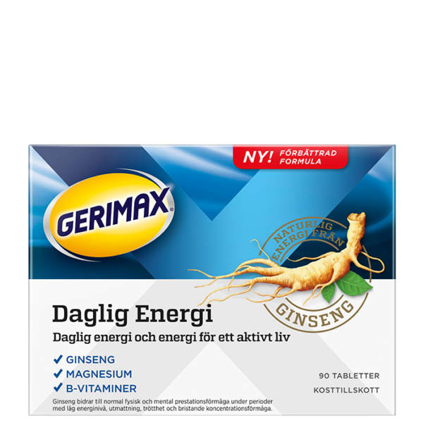 Daglig Energi Med Ginseng 90 tabletter